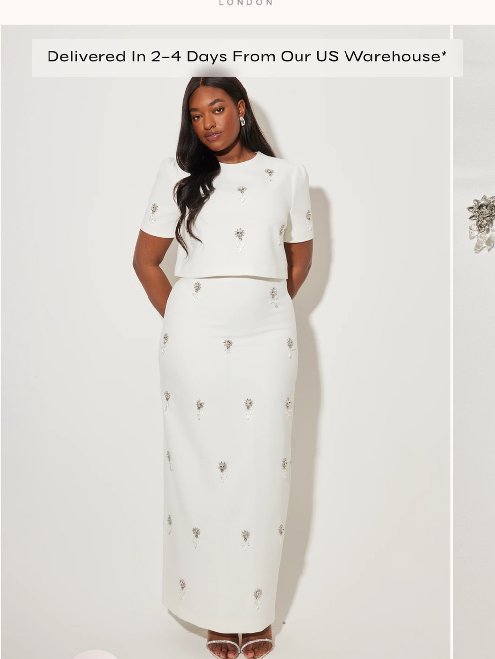 ODD MUSE Ultimate Crystal Maxi Skirt